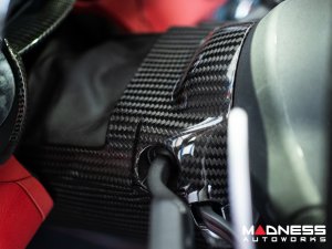 Alfa Romeo Giulia Steering Wheel Trim - Carbon Fiber - Shroud - LHD